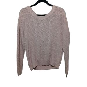 Metaphor Pale Pink Crew neck  Sweater Medium Size